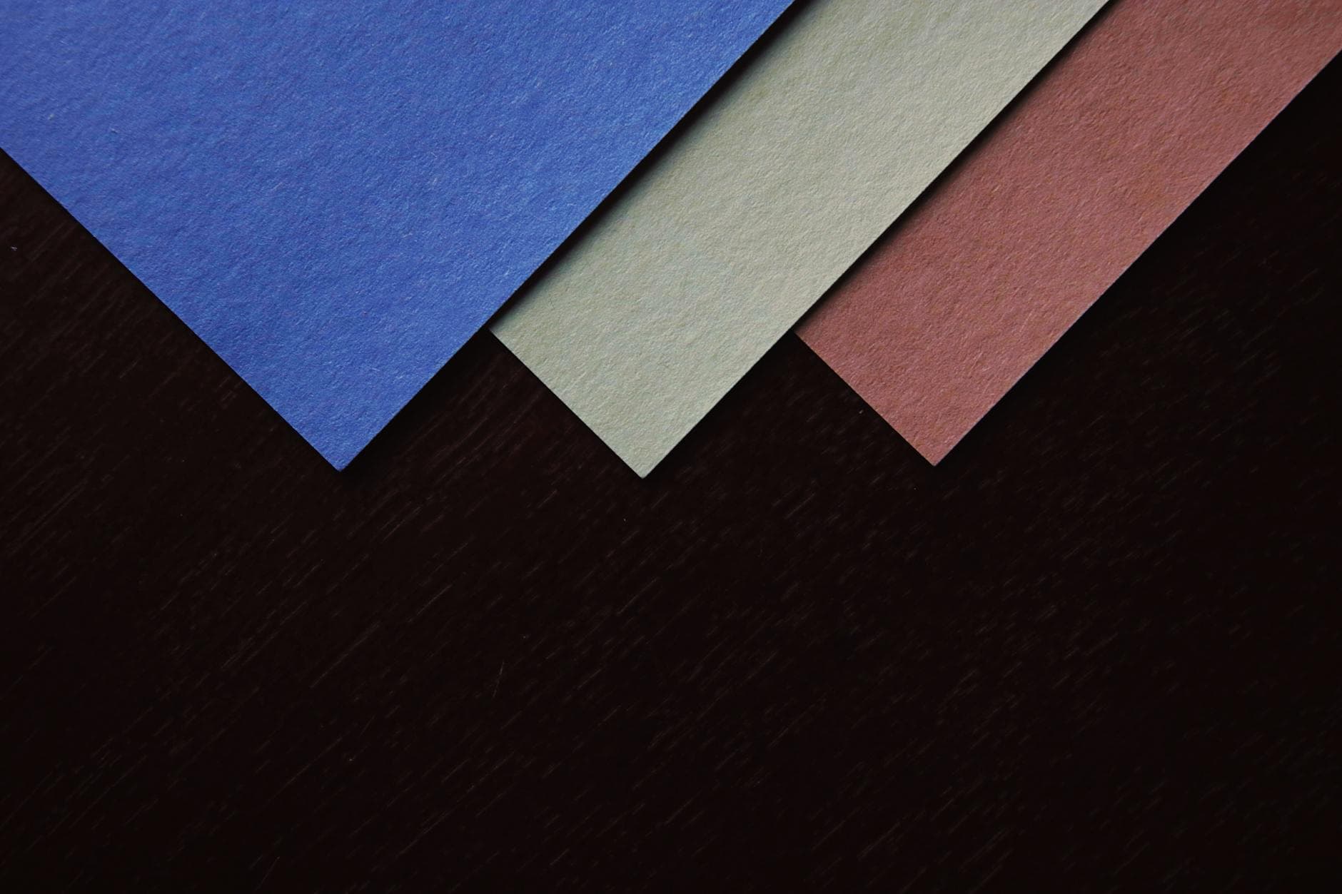 Design materials flat lay